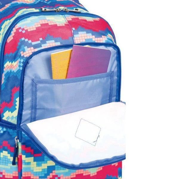 Imagem de Kit Mochila Escolar Magic Summer Juvenil Costas Tam G Sestini Com Estojo