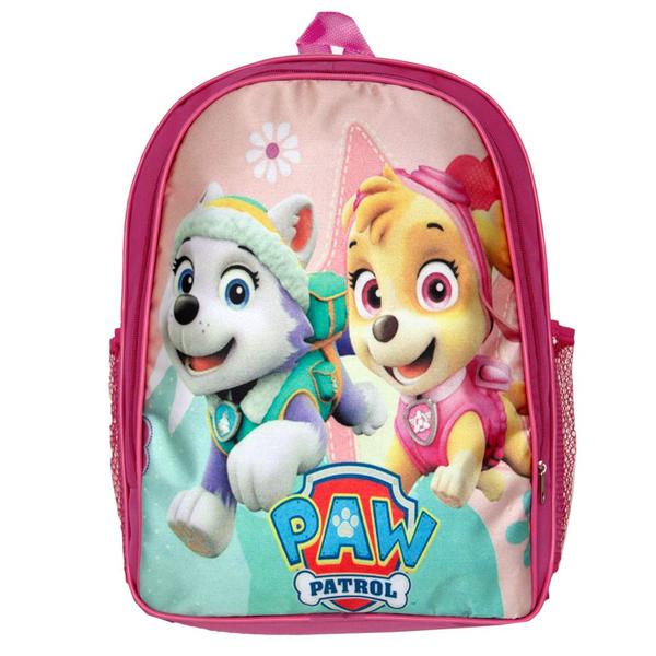 Imagem de Kit Mochila Escolar Menina Paw Patrol Skye Passeio Costas