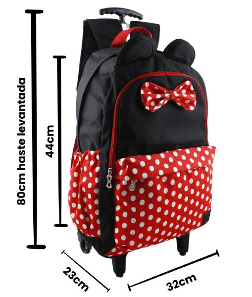 Imagem de kit mochila escolar meninas infantil estojo duplo lancheira