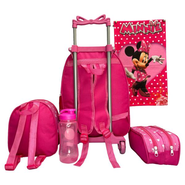 Kit Mochila Escolar Minnie Kit Mochila Escolar Minnie Lancheira