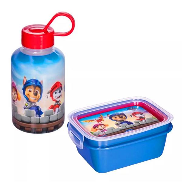 Imagem de Kit Mochila Escolar Patrulha Canina Paw Patrol Costas Tam G Lancheira Térmica Estojo