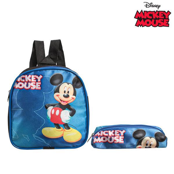 Imagem de Kit Mochila Escolar Pequena Mickey Mouse Disney Costa