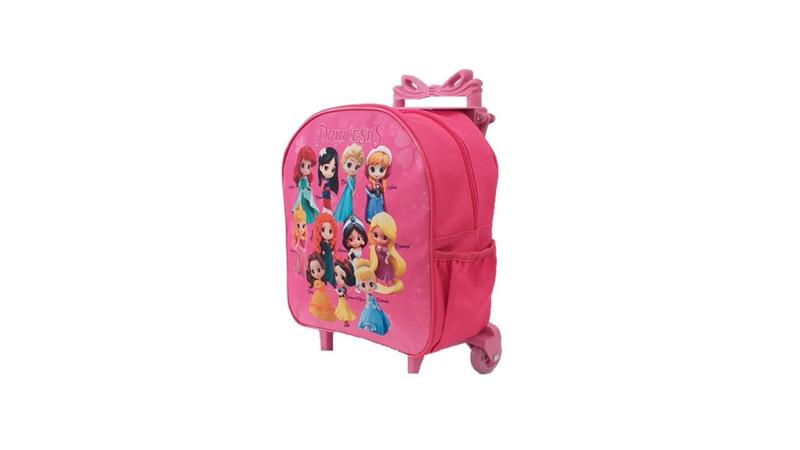 Imagem de Kit Mochila Escolar Princesas Baby Rosa Menina