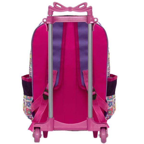 Imagem de Kit Mochila Escolar Rodinha Polly Pocket Lancheira e Estojo