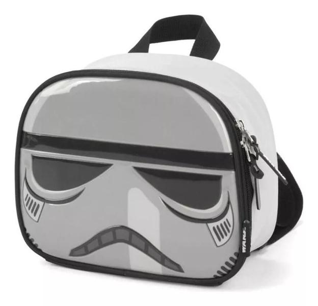 Imagem de Kit Mochila Escolar Star Wars Stormtrooper Costas Grande