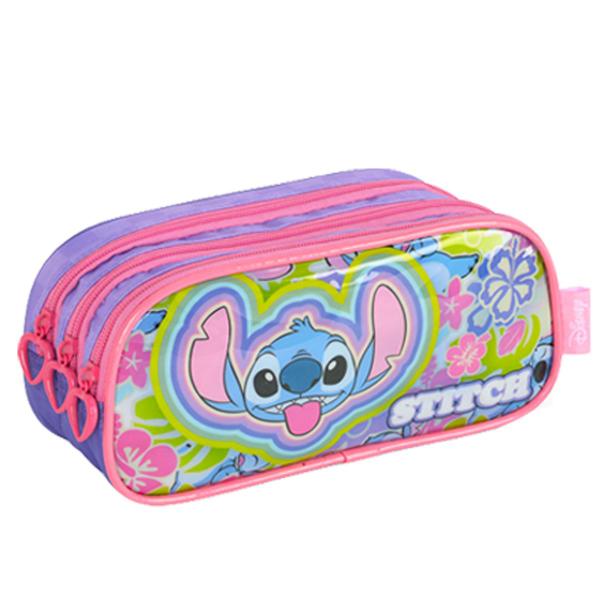 Imagem de Kit Mochila Escolar Stitch Original Disney Infantil Completo