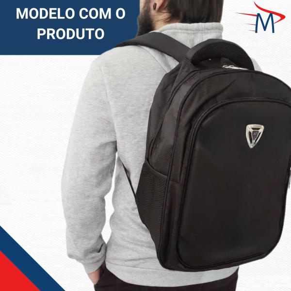 Imagem de Kit Mochila Executiva Premium Plus Preto Com Nécessaire