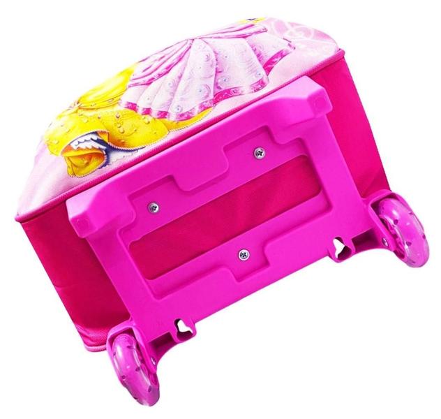 Imagem de Kit Mochila Feminina Infantil Rodinhas Princesas Lancheira E