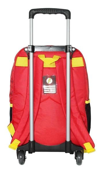 Imagem de Kit Mochila Flash + Estojo Infantil Rodinhas Oficial Escolar