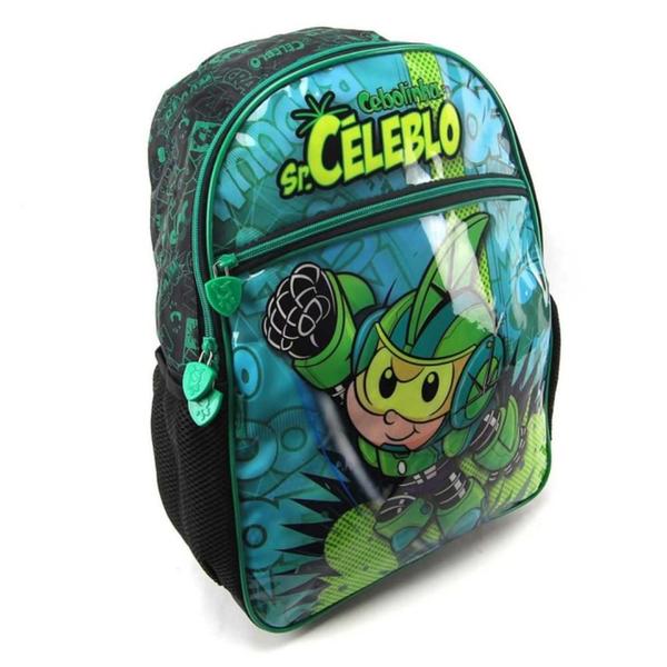 Imagem de Kit Mochila Grande Costas E Estojo Cebolinha Celeblo