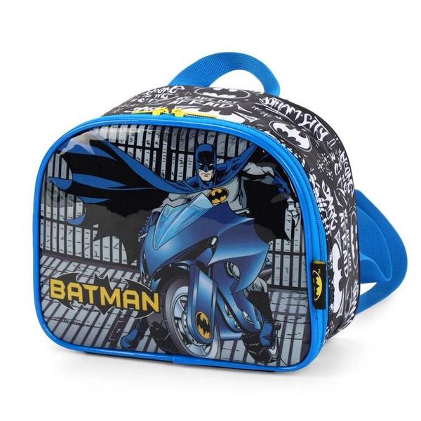 Kit Mochila Infantil Batman Homem Morcego Rodinhas Reforçada Tam G Com Lancheira Térmica - Luxcel Imagem de Kit Mochila Infantil Batman Homem Morcego Rodinhas Reforçada Tam G Com Lancheira Térmica