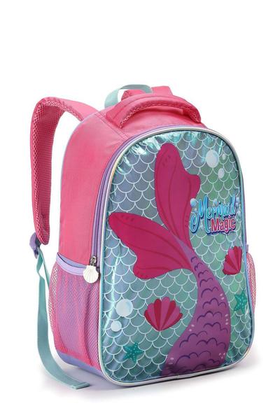 Imagem de Kit Mochila Infantil Com Lancheira Estojo Sereia/Unicórnio - Seanite