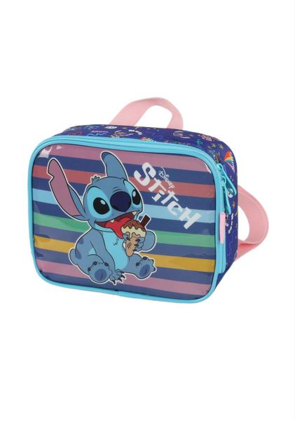 Imagem de Kit Mochila infantil com Rodinha e Lancheira Térmica Lillo Stitch