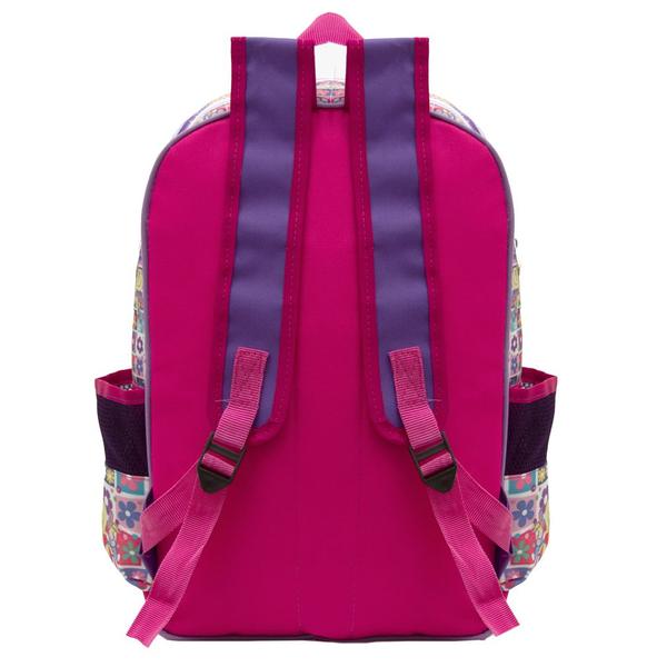 Imagem de Kit Mochila Infantil Costas Escolar Feminina Polly Pocket