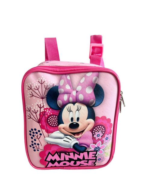 Imagem de Kit Mochila Infantil Costas Minnie Mouse Rosa Lisa Tam G F5