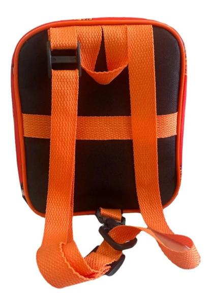 Imagem de Kit Mochila Infantil Escolar Boneco Naruto Rodinhas M F5