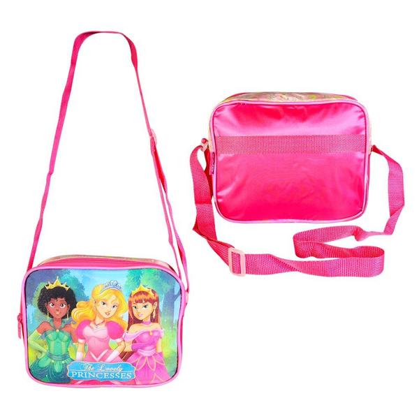 Kit Mochila Infantil Escolar com 3 peças Princesas - Rocie Imagem de Kit Mochila Infantil Escolar com 3 peças Princesas