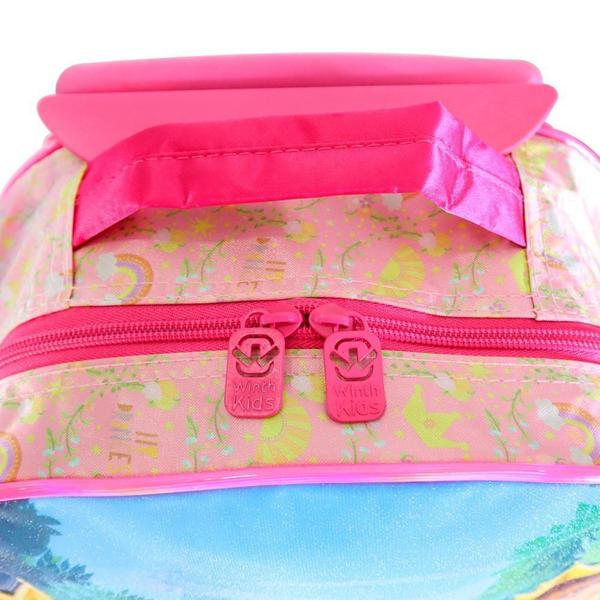 Imagem de Kit Mochila Infantil Escolar Com 3 Peças Princesas Rodinhas