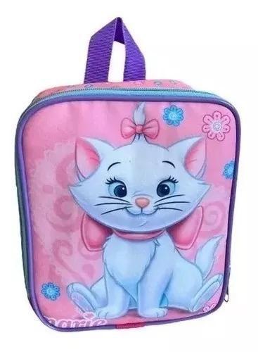 Imagem de Kit Mochila Infantil Escolar Gatinha Gata Marie Costas G F5