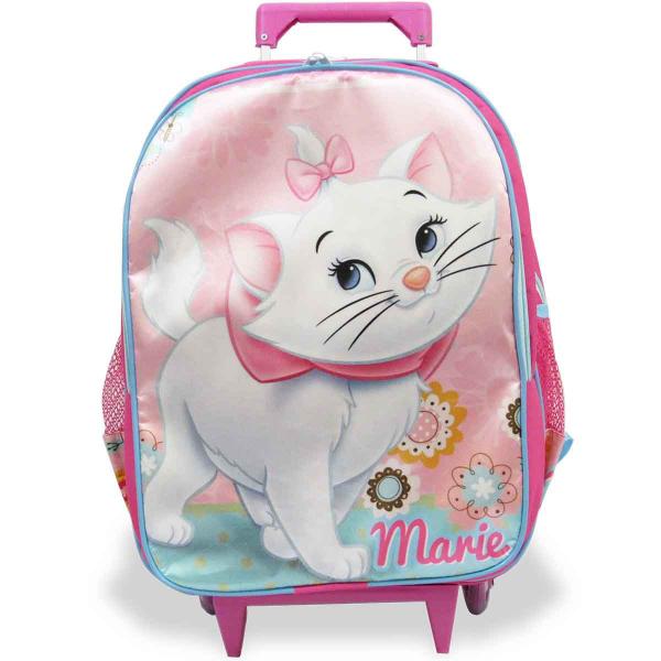 Imagem de Kit Mochila Infantil Escolar Marie Rodinhas Tam G