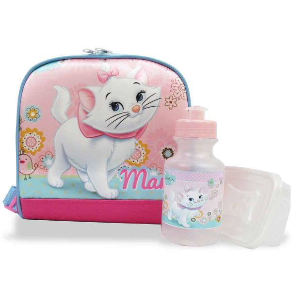 Imagem de Kit Mochila Infantil Escolar Marie Rodinhas Tam G