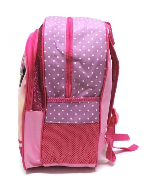 Imagem de Kit Mochila Infantil Escolar Minnie Glitter Costas Tam G F5