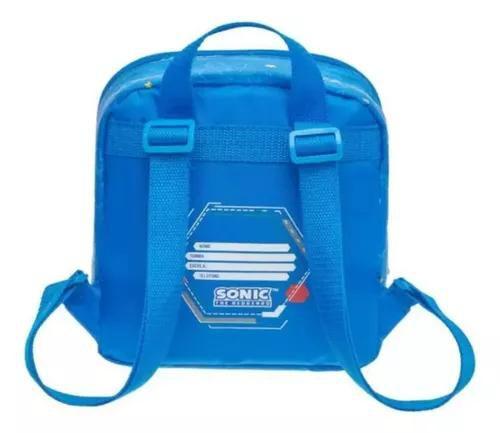 Imagem de Kit Mochila Infantil Escolar Rodinhas G Boneco Sonic Pacific