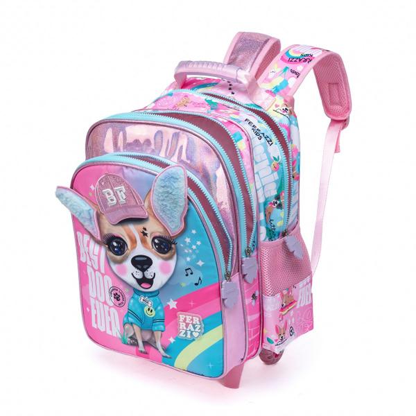 Imagem de Kit Mochila Infantil Espaçosa Notebook Reforçada