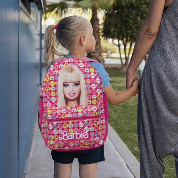 Kit Mochila Infantil Feminina Barbie Juvenil Lancheira Rosa - TOYS 2U Imagem de Kit Mochila Infantil Feminina Barbie Juvenil Lancheira Rosa