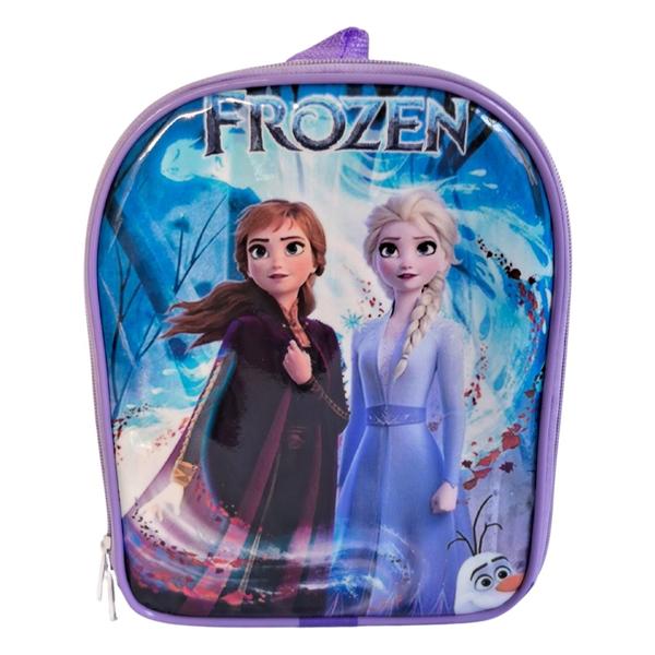 Imagem de Kit Mochila Infantil Frozen Escolar Tam G Rodinhas