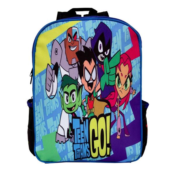 Imagem de Kit Mochila Infantil Grande Jovens Titãs com Lancheira Costa