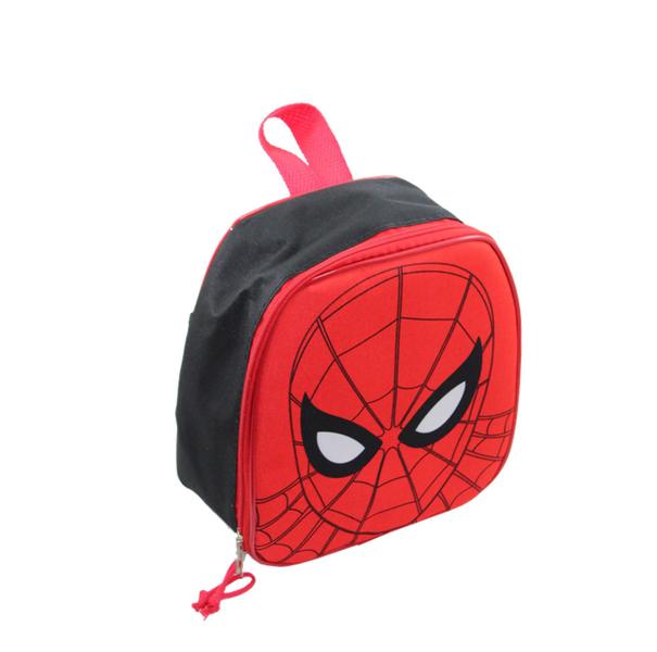 Imagem de Kit Mochila Infantil Homem Aranha Máscara Preto