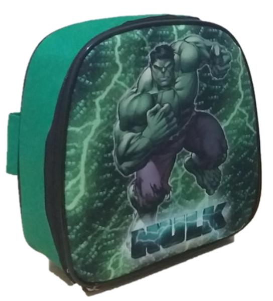 Imagem de Kit Mochila Infantil Hulk Verde