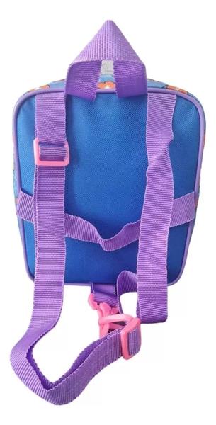 Imagem de Kit Mochila Infantil Lilo & Stitch Aloha Azul Tam G Rodinhas