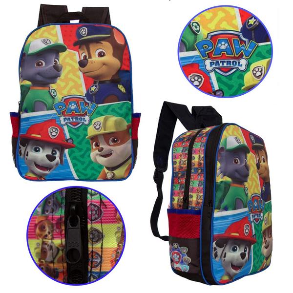 Imagem de Kit Mochila Infantil Masculina Patrulha Canina Lançamento