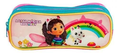 Imagem de Kit Mochila Infantil Meninas A Casa Da Gabby Costas Grande