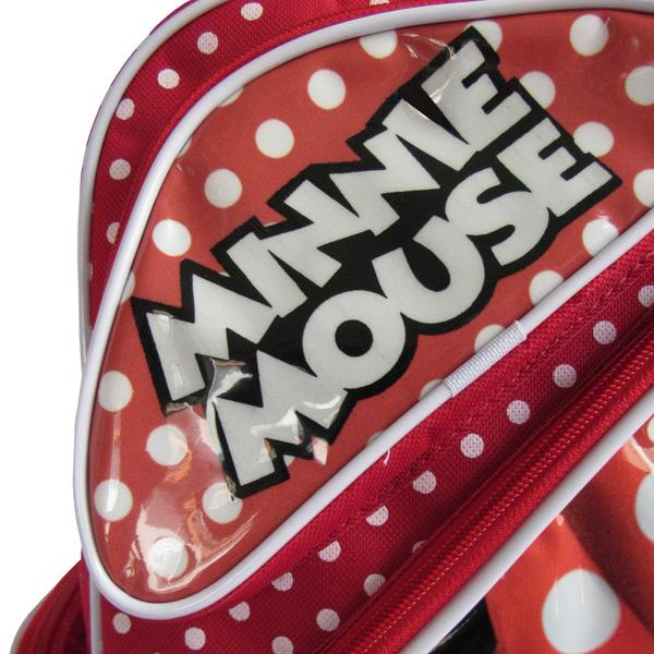 Imagem de Kit Mochila Infantil Minnie Mouse Costas Tam G