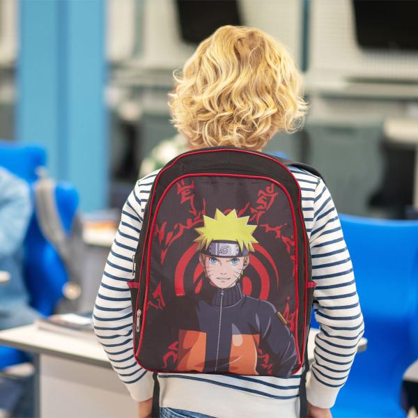 Imagem de Kit Mochila Infantil Naruto Costas Passeio Creche Pre Escola