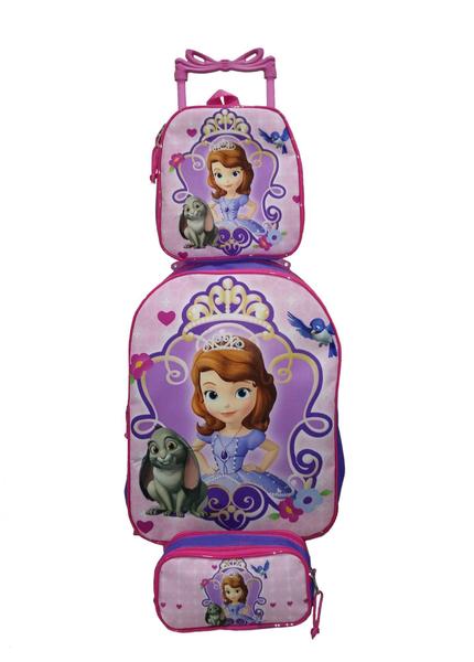 Imagem de Kit Mochila Infantil Princesa Sofia