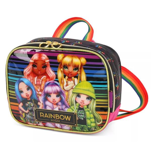 Imagem de Kit Mochila Infantil Rainbow High Rodinhas Tam G Escolar