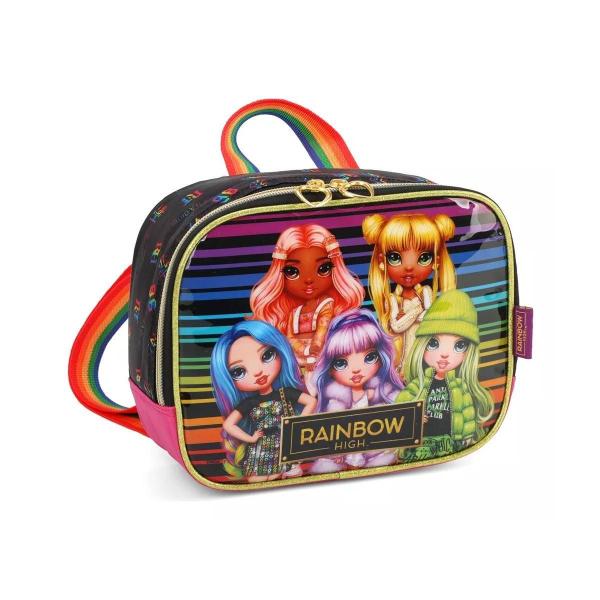 Imagem de Kit Mochila Infantil Rainbow High Rodinhas Tam G Escolar