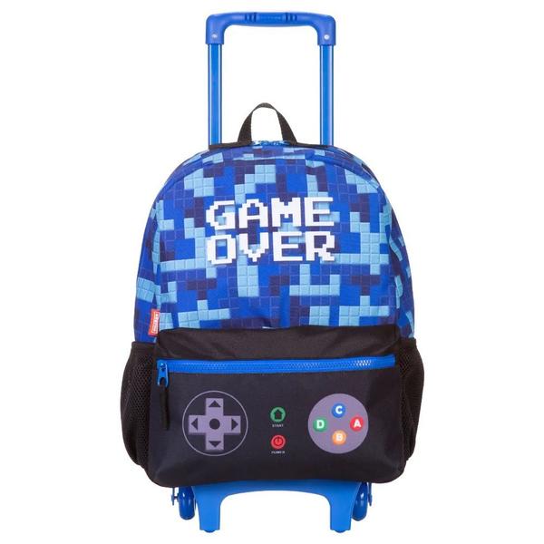 Imagem de Kit Mochila Infantil Rodinha Game Lancheira Estojo Sestini