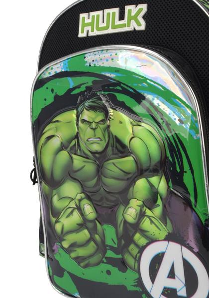 Imagem de Kit Mochila Infantil Rodinha Lancheira Avengers Hulk