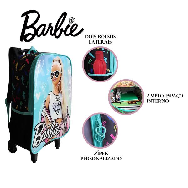 Imagem de Kit Mochila Infantil Rodinhas Com Lancheira Térmica Barbie