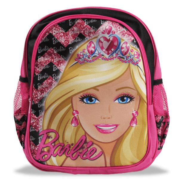 Imagem de Kit Mochila Infantil Tam M Lancheira e Estojo Barbie Princesa