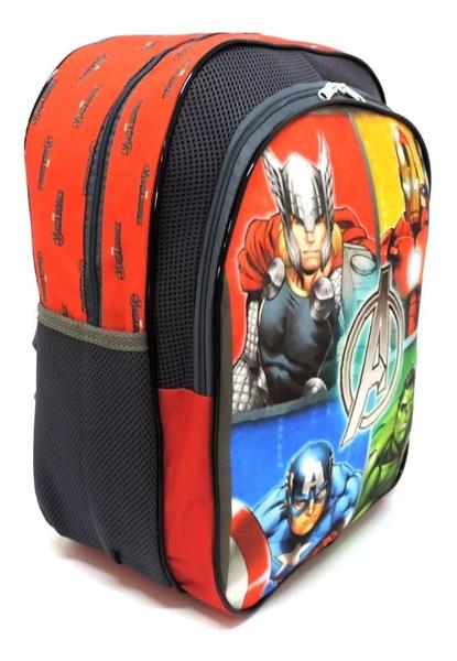 Imagem de Kit Mochila Infantil Vingadores Avengers G Costas Escolar F5