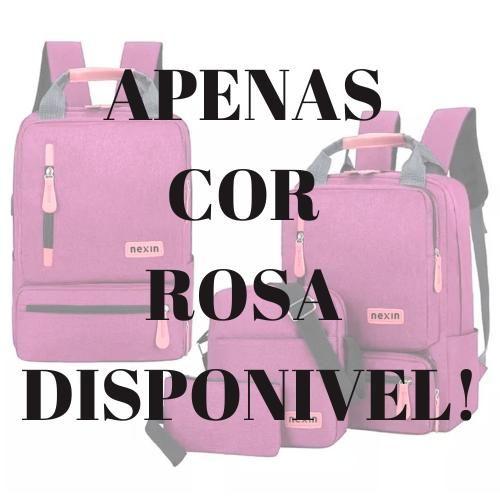 Imagem de Kit Mochila Kit 3 Em 1 Para Notebook Espaçosa Casual Nf