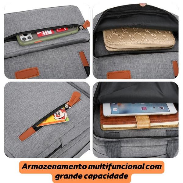 Imagem de Kit Mochila Kit 3 Em 1 Para Notebook Espaçosa Premium Nf