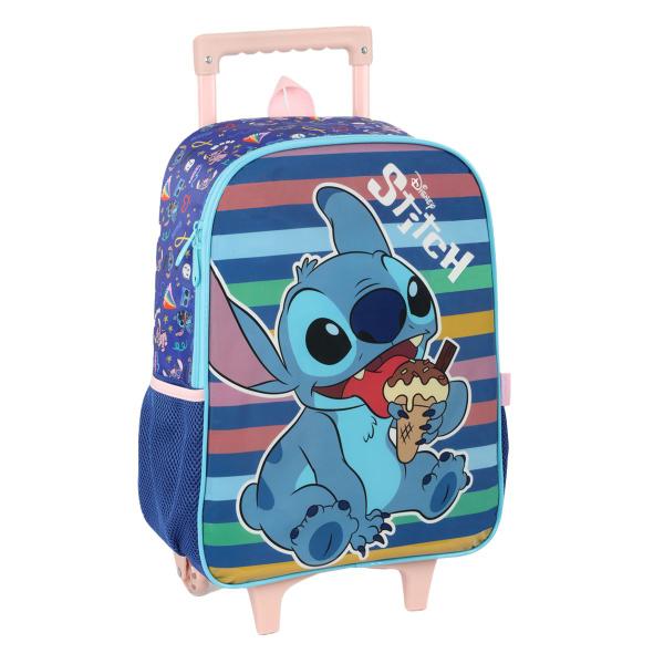 Imagem de Kit Mochila Lancheira Estojo Infantil Stitch Oficial Disney