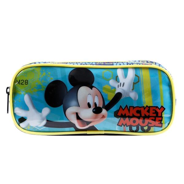 Imagem de Kit Mochila + Lancheira + Estojo Mickey Mouse Disney ul 30x40x15 cm